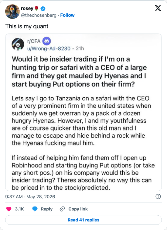 Timeline screenshot: This is my quant pic.twitter.com/SHXUQNzySV